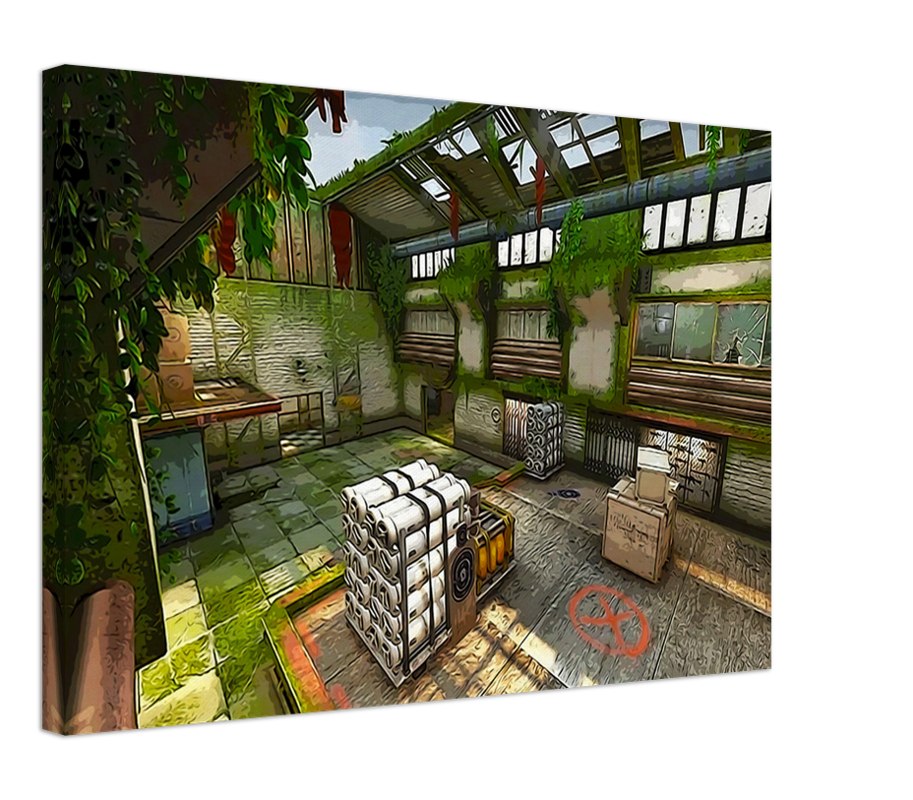 Canvas Painting "Old Cache B Site"