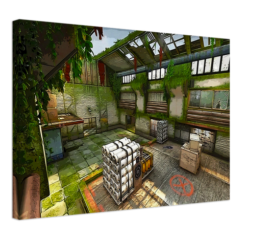 Canvas Painting "Old Cache B Site"
