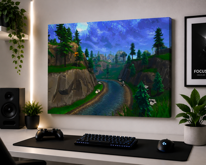 Canvas Painting "Valley"