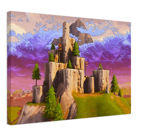 Canvas Painting "Salty Springs Hill"
