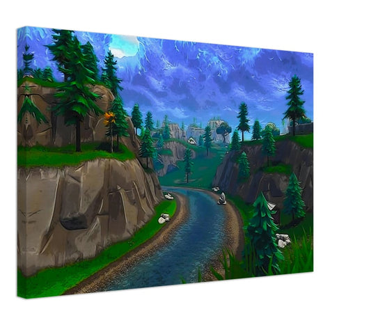 Canvas Painting "Valley"