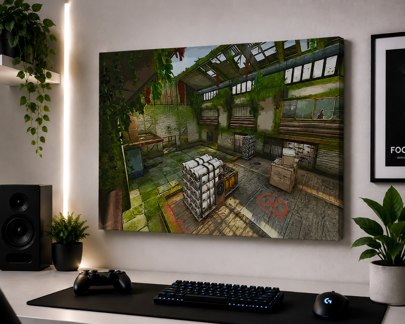 Canvas Painting "Old Cache B Site"